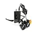 3W LED Headlight Lamp with Filter +3.5X 420mm Binocular Loupes Optical Glasses Bag (Black)