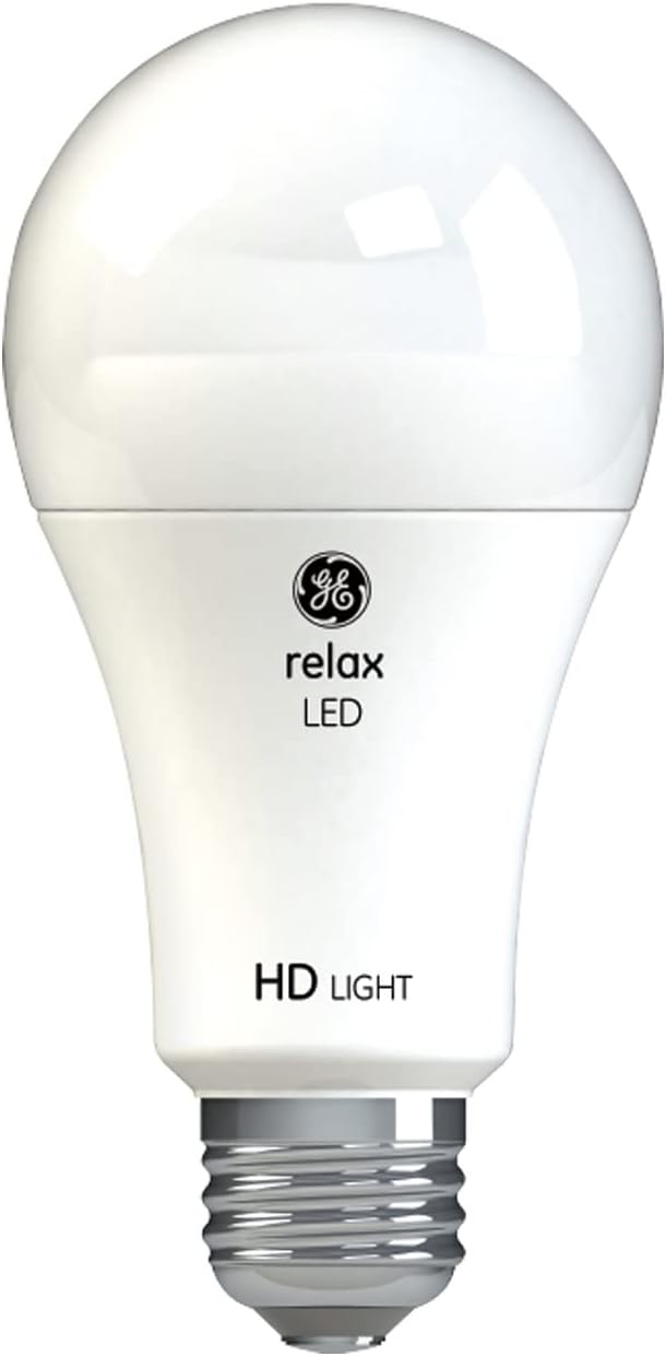 GE Relax LED 3-Way Packaging with Brightness Levels