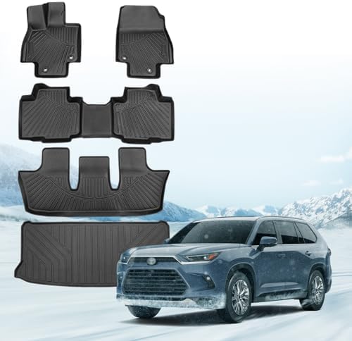 Amazon.com: Sunsdrew Floor Mats for 2024 2025 Toyota Grand Highlander ...