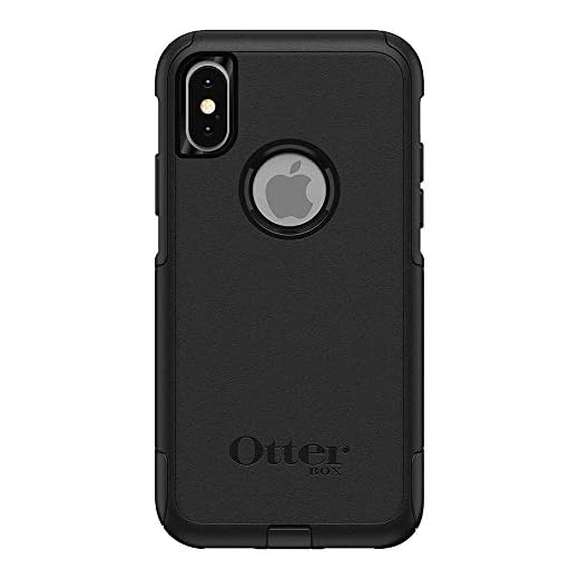 OTTERBOX COMMUTER SERIES Case for iPhone Xs & iPhone X - Frustration FRĒe Packaging - BLACK