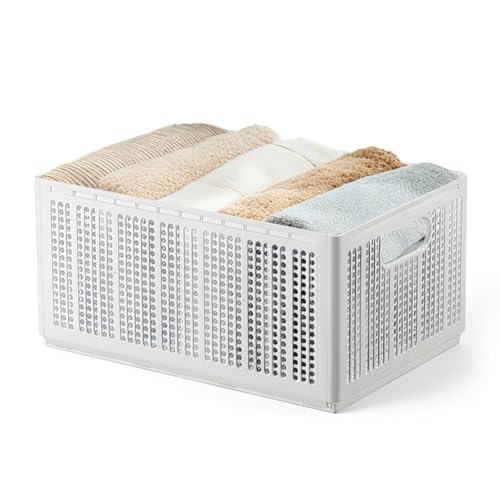 Gsycle Foldable Closet Organizer with Adjustable Dividers, 7-Grid Wardrobe Storage