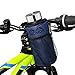 SNDMOR Fahrrad Trinkflaschenhalter-Fahrradbecherhalter mit 2 Netztaschen Geeignet für Mountainbikes, Kinderfahrräder, Elektrofahrräder, Roller, Rollstühle, Kinderwagen (Marineblau)