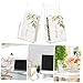 KALLORY 2pcs Acrylic Brochure Display Stand Pamphlet Holder Magazine Holder Conference Booth Display Office Storage Shelves
