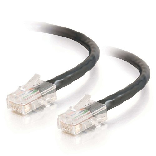 Image of C2G 25040 Cat5e Cable - Non-Booted Unshielded Ethernet Network Patch Cable, Black (35 Feet, 10.66 Meters)