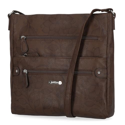 MultiSac Lorraine Women's Crossbody Bag, Chocolate Steffano Floral