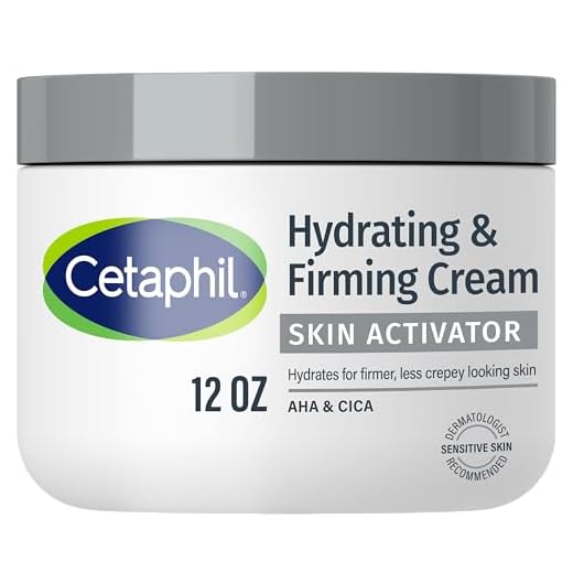 Cetaphil Skin Activator Firming Body Cream, AHA + CICA, 12oz