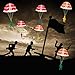PORAFUK 60 Pieces Parachute Toy, Army Men Action Figures Hand Throwing Kids Outdoor Games Toys Mini Paratrooper Toy Holiday Bag Stuffers Gifts Sport Toys for Kids Boy Girl Party Favors
