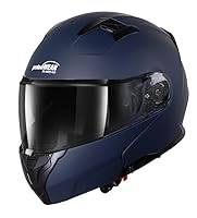 Protectwear Motorradhelm Klapphelm 928 Blau Matt (L (59-60 cm))