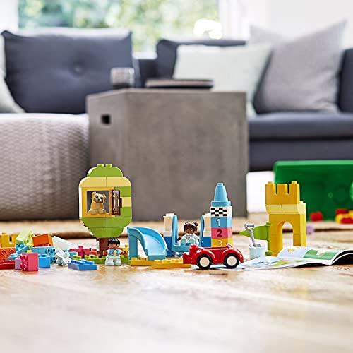 LEGO 10914 DUPLO Deluxe Steinebox, ab 1,5 Jahren & 10913 DUPLO Classic Steinebox, Kreativbox mit Aufbewahrung, erste… – Bild 5