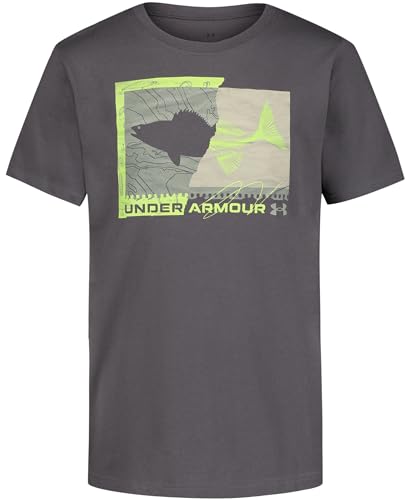 Image of Under Armour Boys' Short Sleeve Graphic T-Shirt, Soft & Comfortable, Outdoor Collection