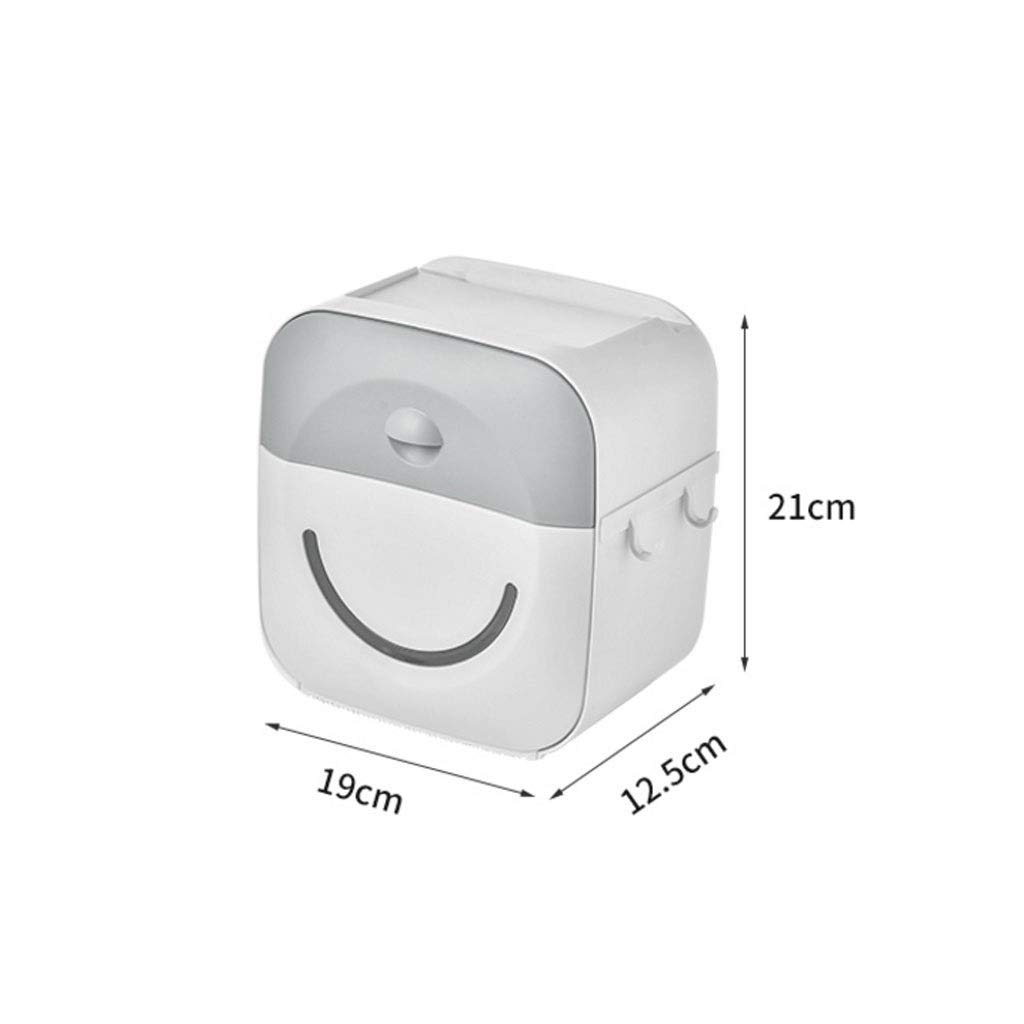 Aseo de Pared sostenedor del Tejido de Papel Resistente al Agua Portatubo Caja de Almacenamiento(3-Pack)