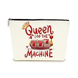 Casino Estuche de Maquillaje Estuche de Aseo con Ranura para Juego de Suerte, Regalo de cumpleaños, Navidad, graduación, Regalo para Gambler Casino Enamorados Amigo niña Primo Reina de la