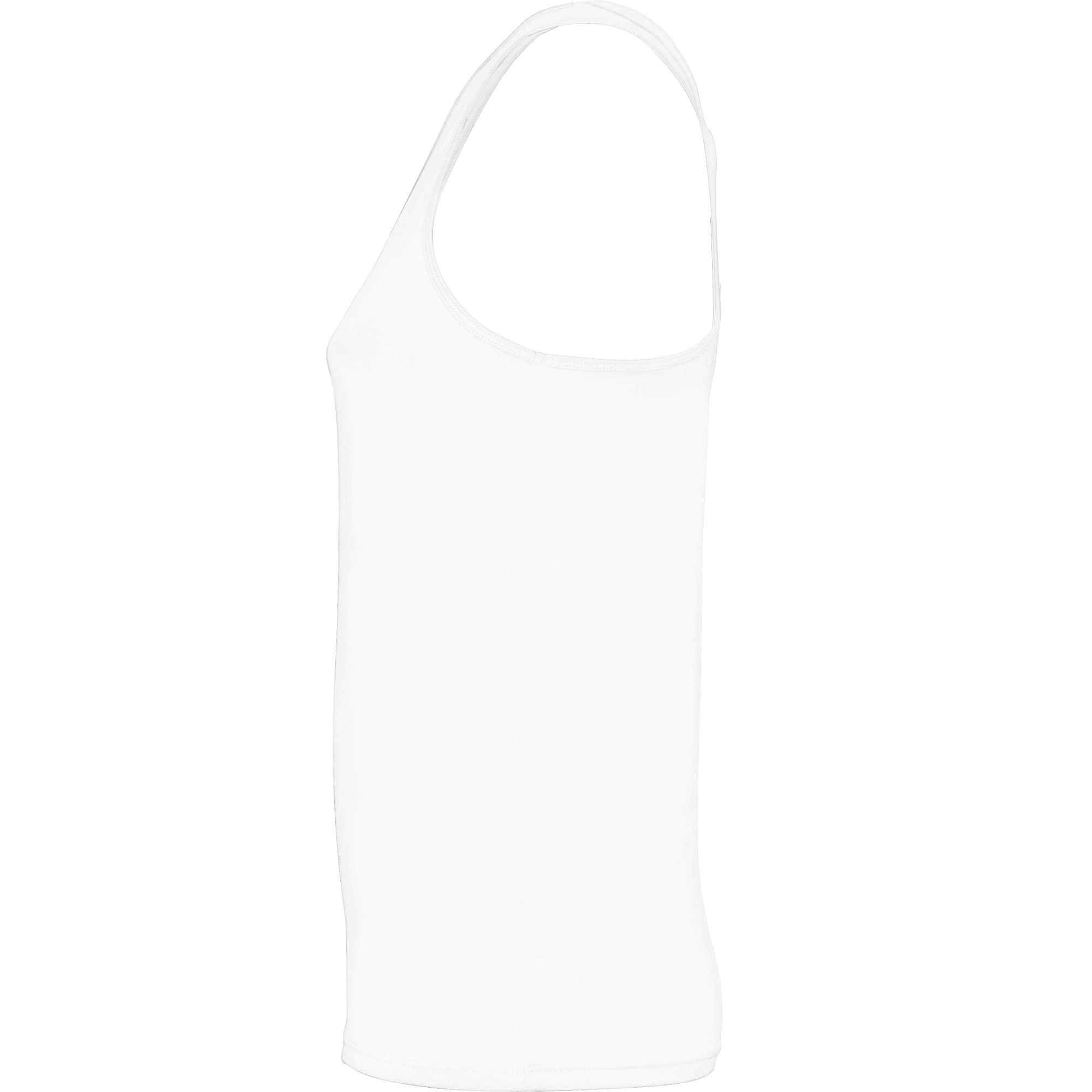 Camiseta Tirantes para niñas Deportistas - Camiseta Interior elástica Entallada Espalda Estilo nadadora, cómoda, Lisa y Suave