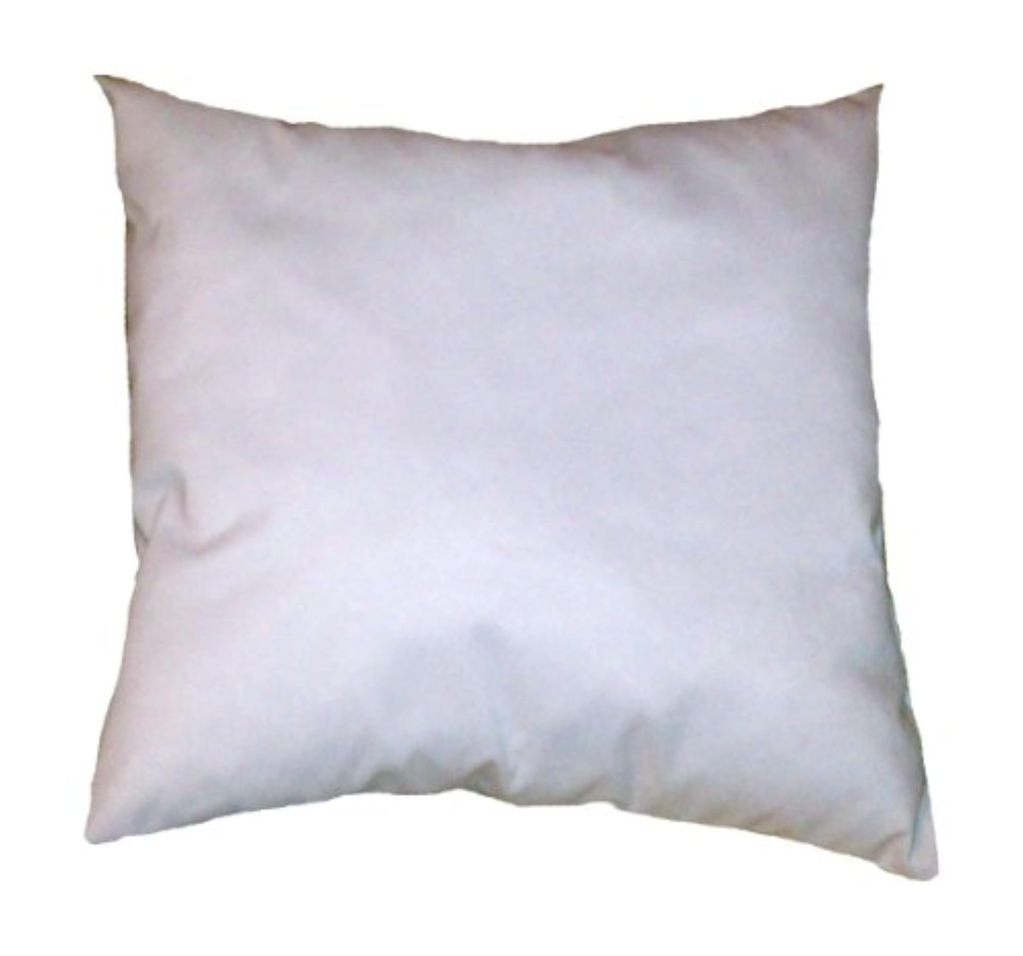 16x16 Inch Square White Cotton-Blend Throw Pillow Insert Form