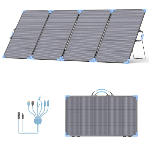 E-POWO 400W Bifazial Faltbar Solarpanel, 25% Wirkungsgrad Solar Panel