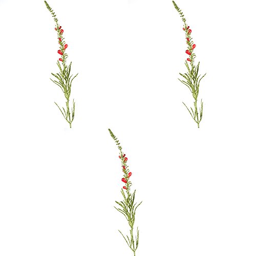 Factory Direct Craft Sparkling Jewel Decorative Sprays | 3 Sprays | for Indoor Decor (Green)