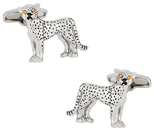 Gemelos Cheetah con Ojos de Cristal y Caja de Regalo miniatura 1
