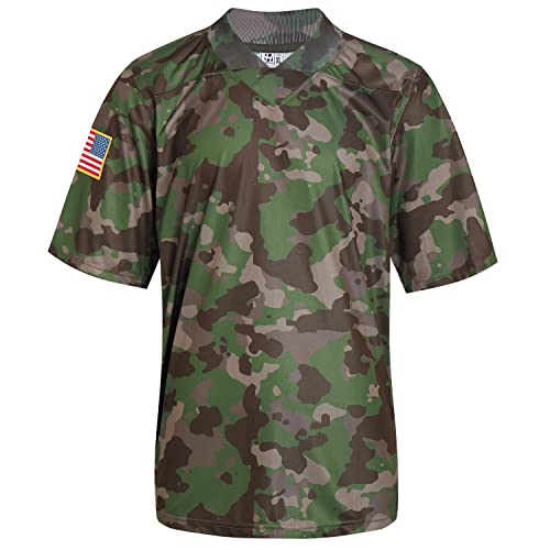 Pullonsy Patriotic Army Flag Jersey