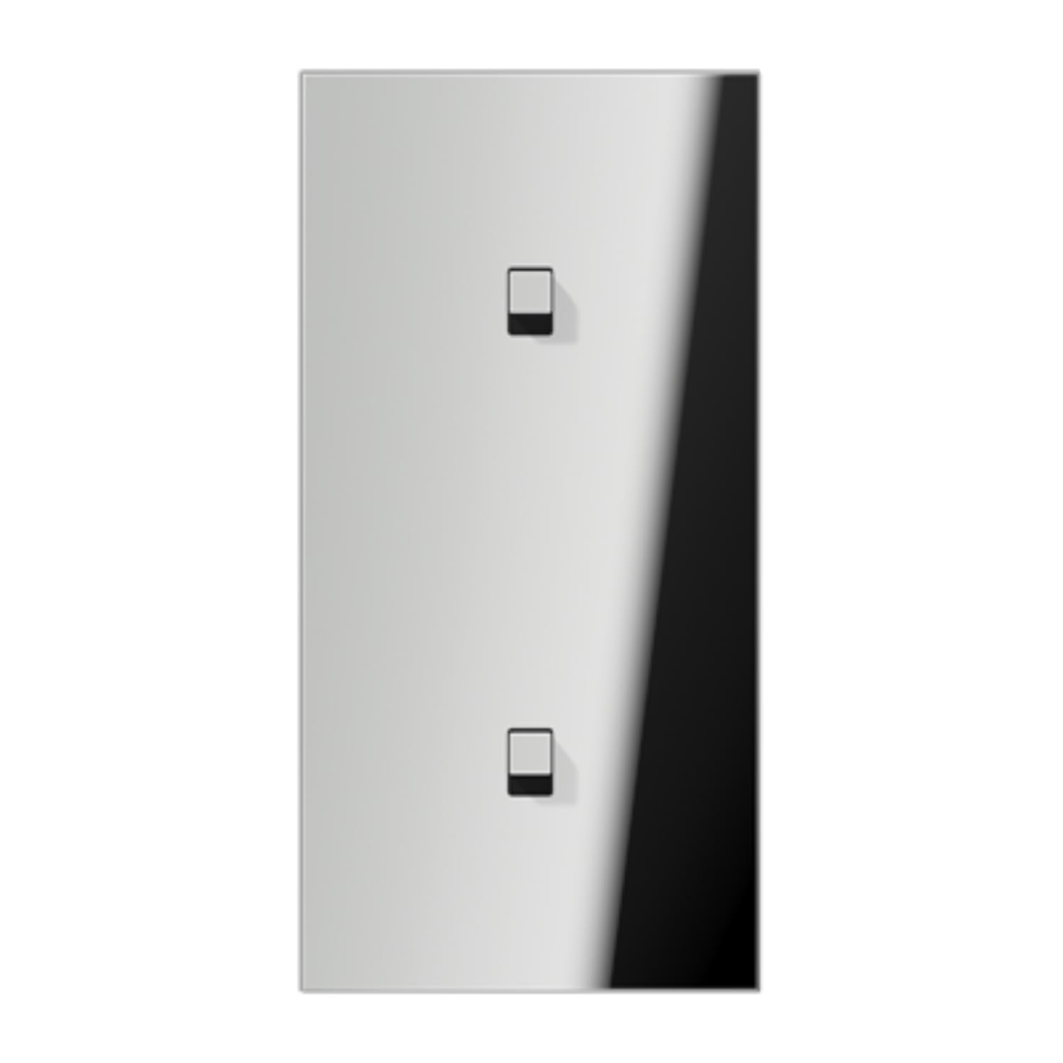 Plaque verticale 2 x 2 pal Cube 1912 chromée JUNG GCR12-20E22 pour sublimer votre salon