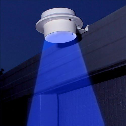 Tooltime Pack of 6 White Superbright 3 Blue LED Solar Powered Lights