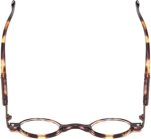 Miniatura 5 de Calabria R314R501S - Gafas de lectura redondas de metal para hombres y mujeres, lentes de profesor, lectores vintage, estilo clásico, retro, moda