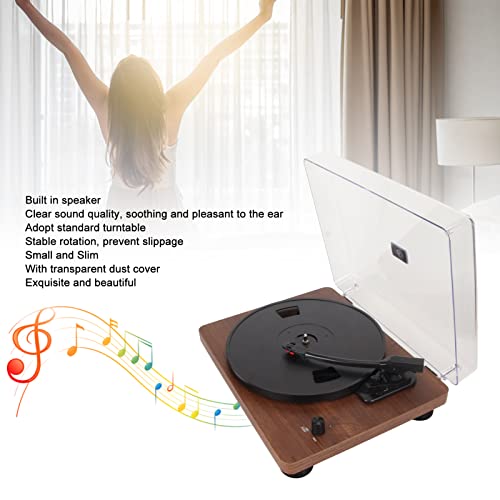 Tourne-Disque Vinyle, Son Clair Haut-Parleur Intégré Sortie RCA Platine Vinyle Stéréo Phonographe 100-240V avec Housse Anti-Poussière pour La Maison (Prise UE) - Les Beatles, Paul McCartney, John Lennon, RIngo Starr, George Harrison Tourne-Disque Vinyle, Son Clair Haut-Parleur Intégré Sortie RCA Platine Vinyle Stéréo Phonographe 100-240V avec Housse Anti-Poussière pour La Maison (Prise UE) – Image 5