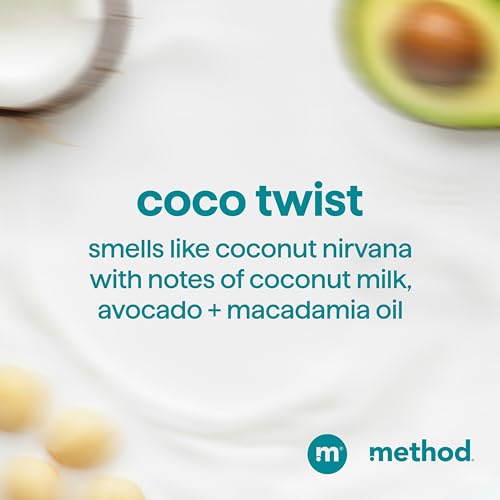 Image of Method Curl Defining Co-Wash, Coco Twist - Moisturizes & Detangles Hair - Sulfate Free, Paraben Free & Safe for Color Treated Hair - 13.5 oz