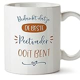  Tazas para PADRINO - En Holandés - - 11 oz - Regalo original y divertido