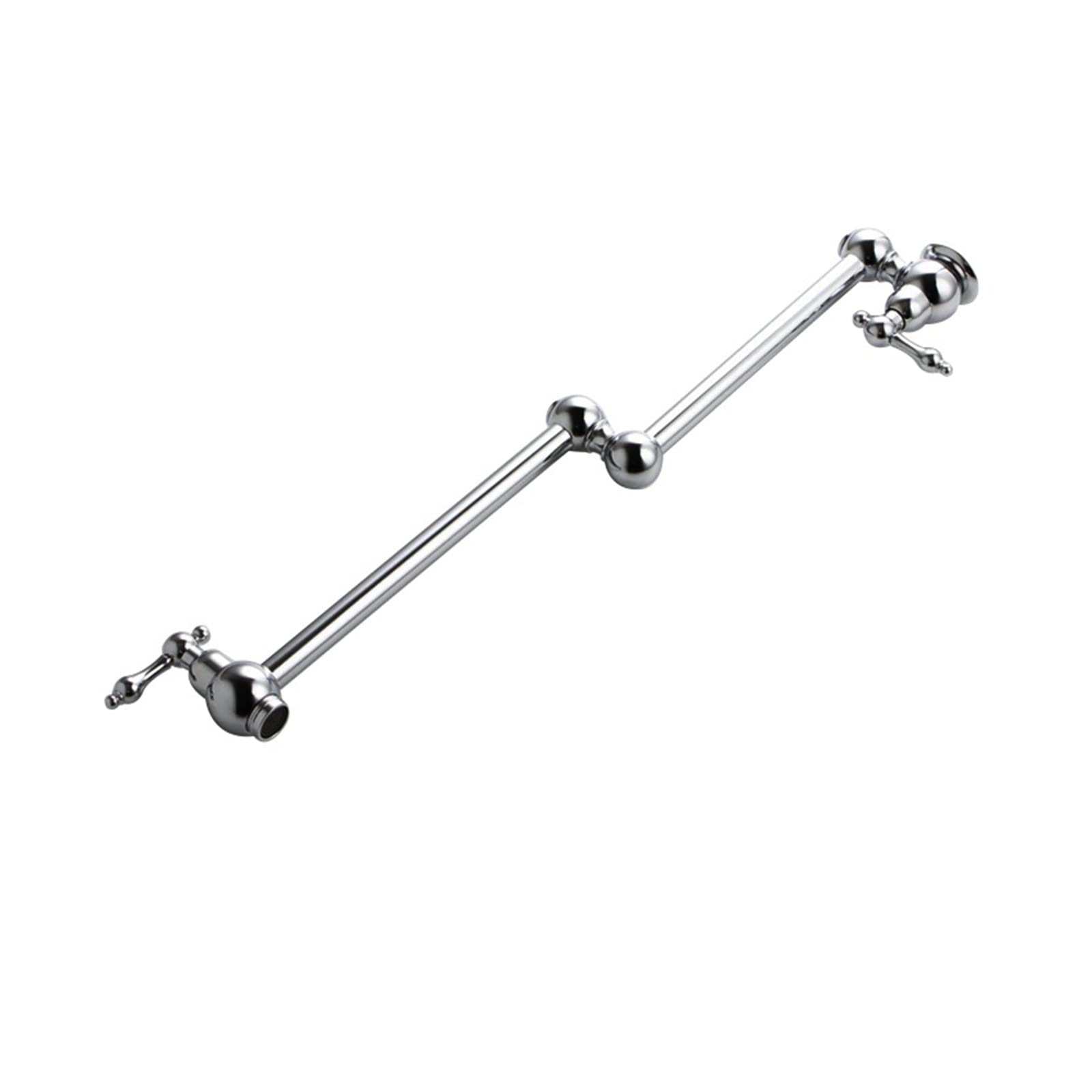 Grifo pot filler plegable de alta durabilidad con doble junta giratoria Chrome B