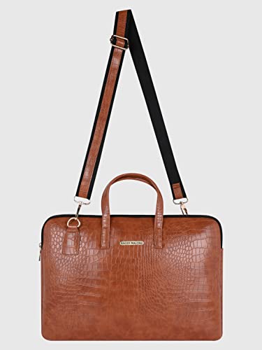 Image of Bagsy Malone Vegan Leather Unisex Laptop Bag-LB0014