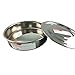 Adamas-Beta Test Sieve Pan and Lid for Chrome Plating Steel Frame Ï†30cm/12