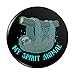 My Spirit Animal is a Sloth Pinback Button Pin Badge - 2.25