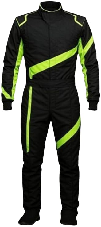 KYZO Go-Kart Racing Suit Water-Resistant Digital Printed Breathable Fabric karting Suits for Adults Youth & Kids (S-48)