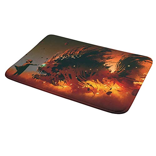 Tapis de bain CHEHONG Magicien poisson géant 36x24 inch - 5