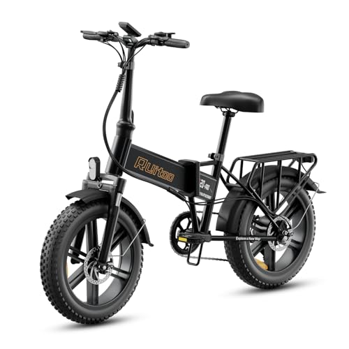 Ruitoo E20 Pro Bici Elettrica, Batteria 48V 13Ah, Autonomia 45-80KM,