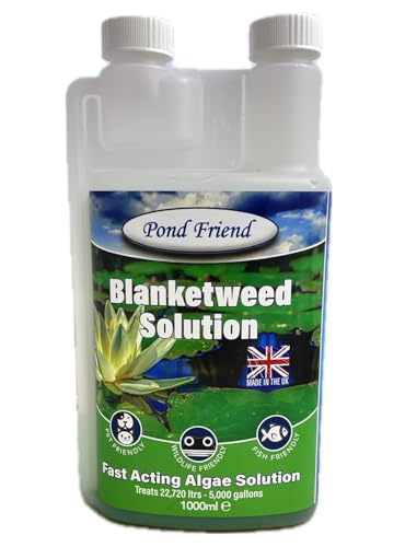 Pond Friend Blanketweed Solution Fast Acting String & Filament Algae Water Treatment For Clearer Cleaner Water 1000ml Treats 22720 Litre 5 000 gallons