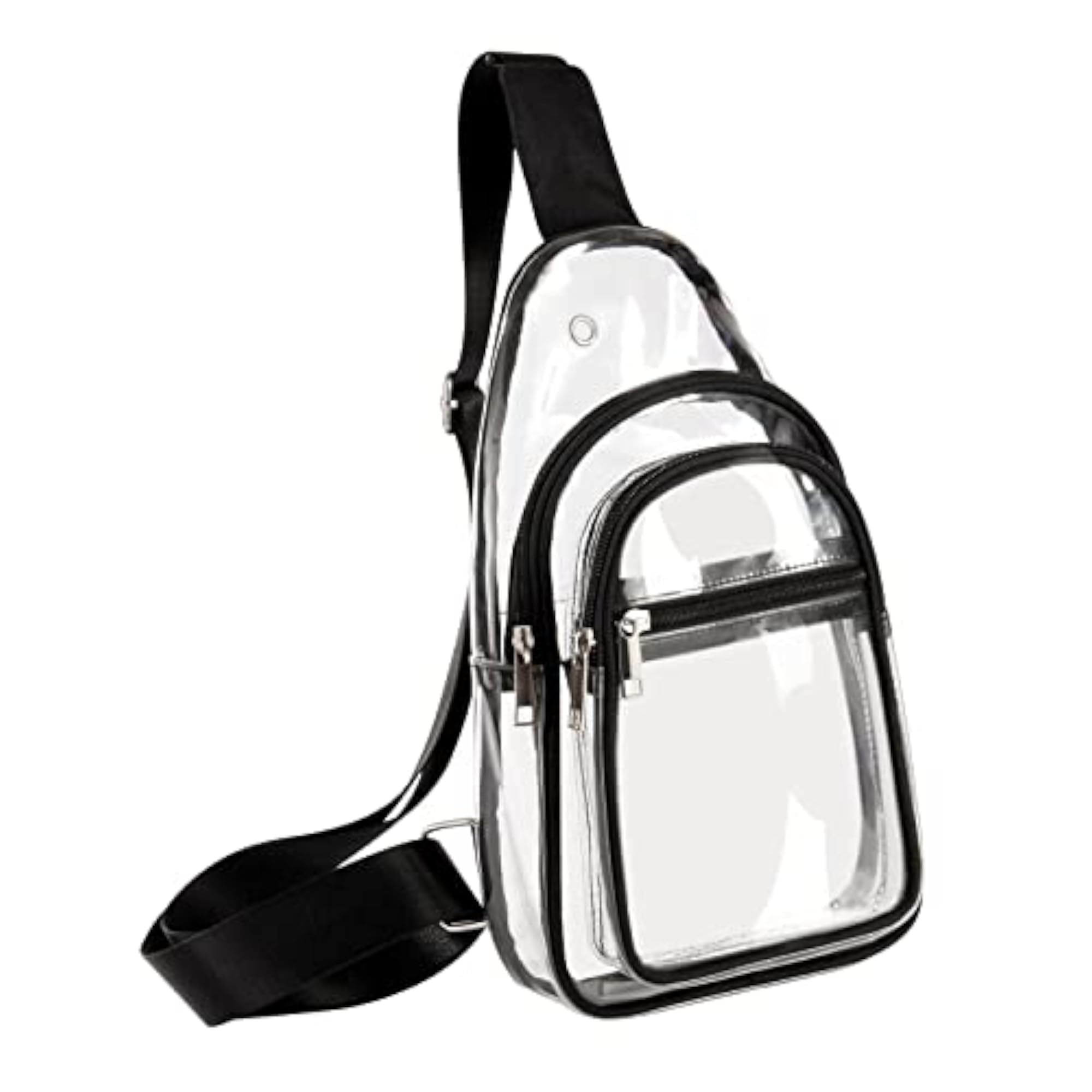 PVC Transparent Chest Bag for Festivals and Cycling