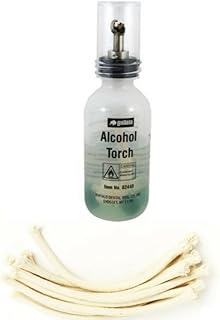 Dental Lab Jewelry Alcohol Torch Lamp Needle Point Flame with 12 Wicks