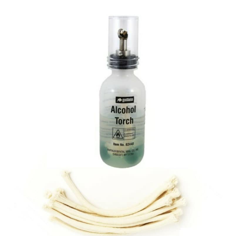 House Brand Dental Lab Jewelry Alcohol Torch Lamp Needle Point Flame with 12 Wicks
