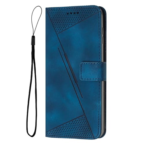 Étui clapet Samsung S24 Ultra bleu avec fentes cartes et support