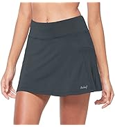 BALEAF Women's High Waisted Tennis Skirts Pleated Golf Skorts Skirts with Ball