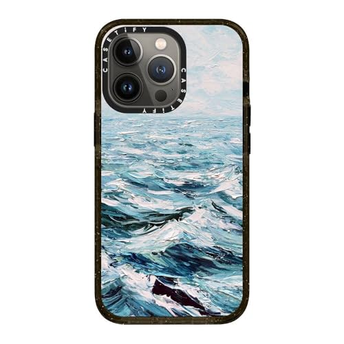 Coque iPhone 13 Pro CASETiFY Impact antichoc compatible MagSafe bleu - 4