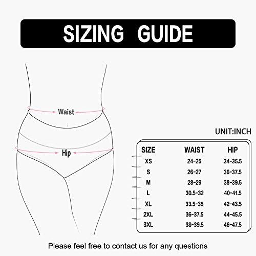 Image of Innersy Women's 5 Pack High Waist Tummy Control Solid Color Cotton Briefs Panties