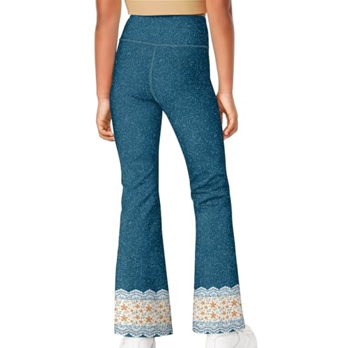 Lace Girls Athletic Flare Yoga Pants Summer Casual Soft Comfy Bell Bottom Leggings Fall Stretchy High Waist Leggings4