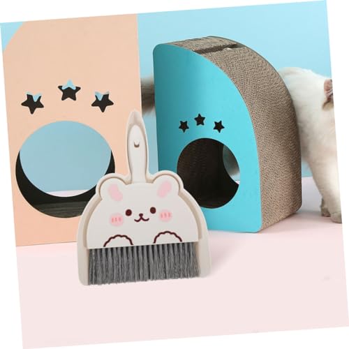 INOOMP 2 Satz Mini Besen Set mit Kehrschaufel Tragbares Tischreinigungsset für Desktop und Kleine Flächen Langlebiger Handfeger mit Staubschaufel für Haushalt Büro und Unterwegs – Bild 6