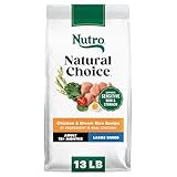 Nutro Natural Choice Large Breed Dry Dog Food, Adult Dog Food Chicken and Brown Rice Recipe, 13 lbs.