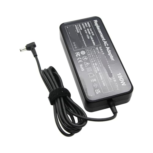 Chargeur 180W pour PC portable assurant une alimentation stable de 19,5 V et 9,23 A