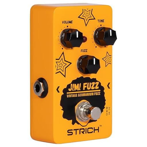 STRICH Jimi Fuzz Pedal – Mini Fuzz para guitarra eléctrica compacta, sonido clásico, True Bypass, vol/tono/controles de ganancia ajustables, Naranja | Ya disponible en tu tienda friki favorita! En mundofriki.es! STRICH Jimi Fuzz Pedal – Mini Fuzz para guitarra eléctrica compacta, sonido clásico, True Bypass, vol/tono/controles de ganancia ajustables, Naranja | Ya disponible en tu tienda friki favorita! En mundofriki.es!