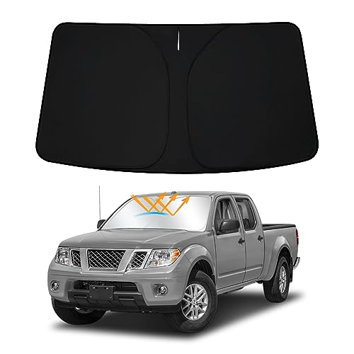 D-Lumina Front Windshield Sun Shade for 2006-2021 Ni-ssan Frontier, Foldable Front Window Sunshade...