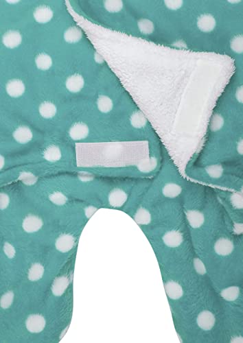 Image of New Born Multi-Purpose Baby Boy's and Baby Girl's Blanket and Sleeping Bag (Sea Green Dot, 0-6 Months)